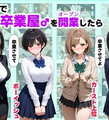 【エロ漫画raw】クラスで【処女卒業屋】を開業したら