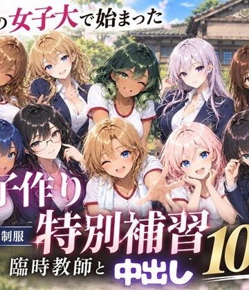 【エロ漫画raw】田舎の女子大で始まった子作り特別補習 〜臨時教師の濃厚中出し10連発〜