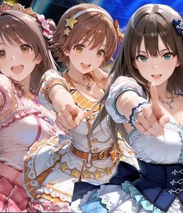 【エロ漫画raw】昼はアイドル夜は生オナホ生活渋●凛＆島●卯月＆本●未央