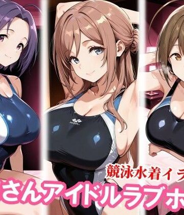 【エロ漫画raw】お姉さんアイドルが競泳水着企画で寝取られる