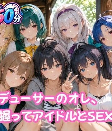 【エロ漫画raw】【動画約60分】プロデューサーのオレ、弱み握ってアイドルとSEX三昧