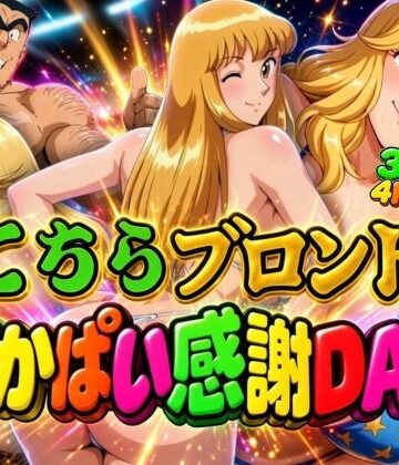 【エロ漫画raw】【4K60FPS】こちらこちらブロンドでかぱい感謝DAY 3本立て