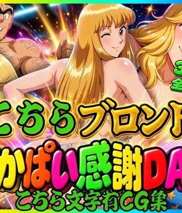 【エロ漫画raw】【こちら文字有CG集】こちらブロンドでかぱい感謝DAY 3本収録
